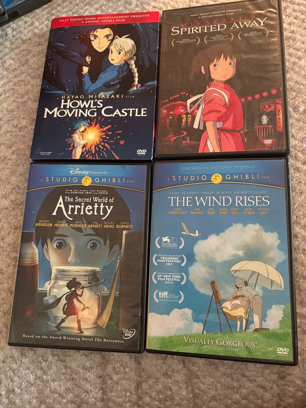 Archives Of Studio Ghibli 6 DVD Disc Set Like
